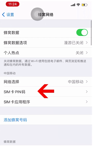 东莞苹果14维修网分享如何给iPhone14的SIM卡设置密码 